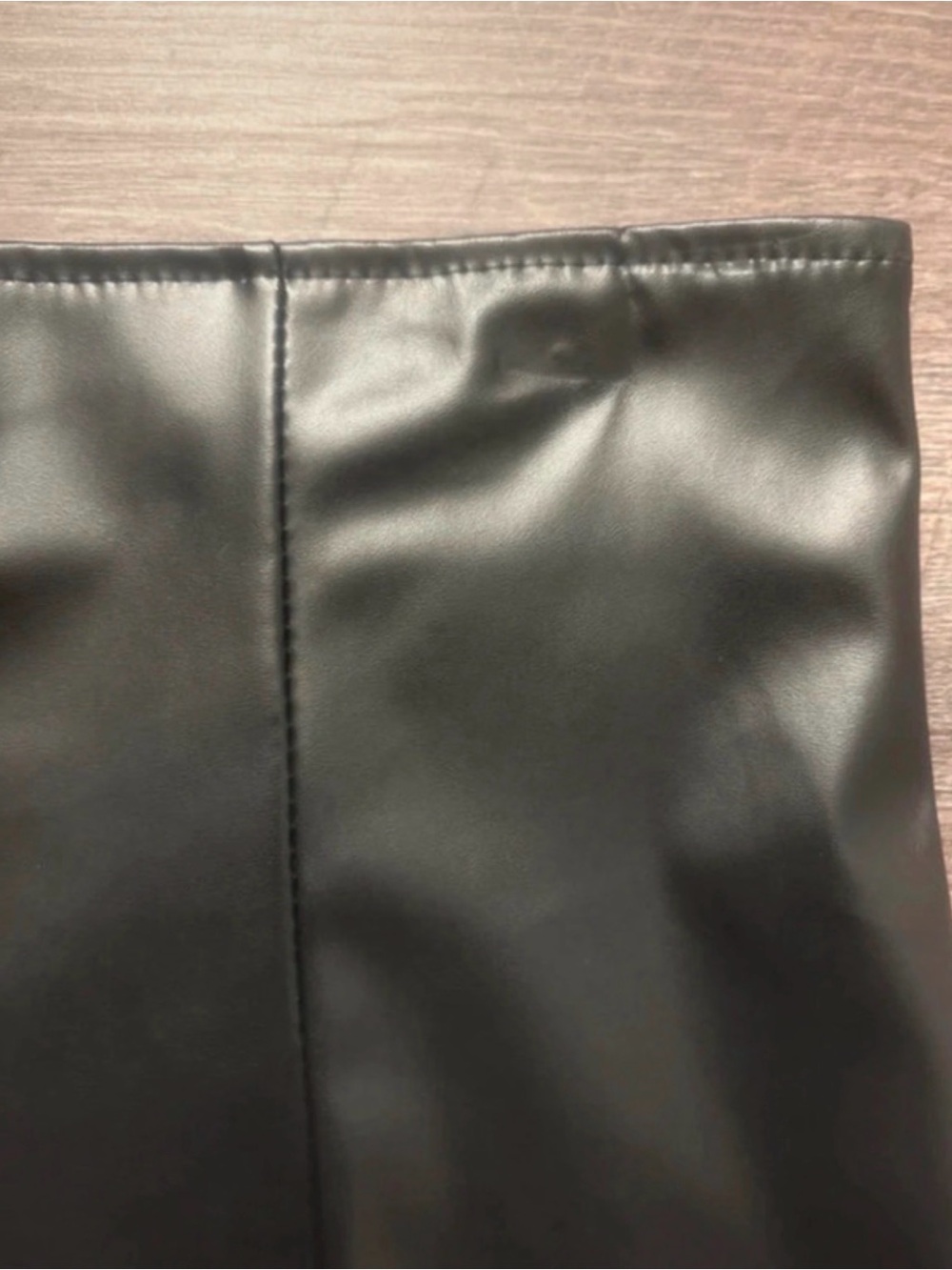 Fashion Nova Black Faux Leather Mini Skirt - Picture 4 of 5